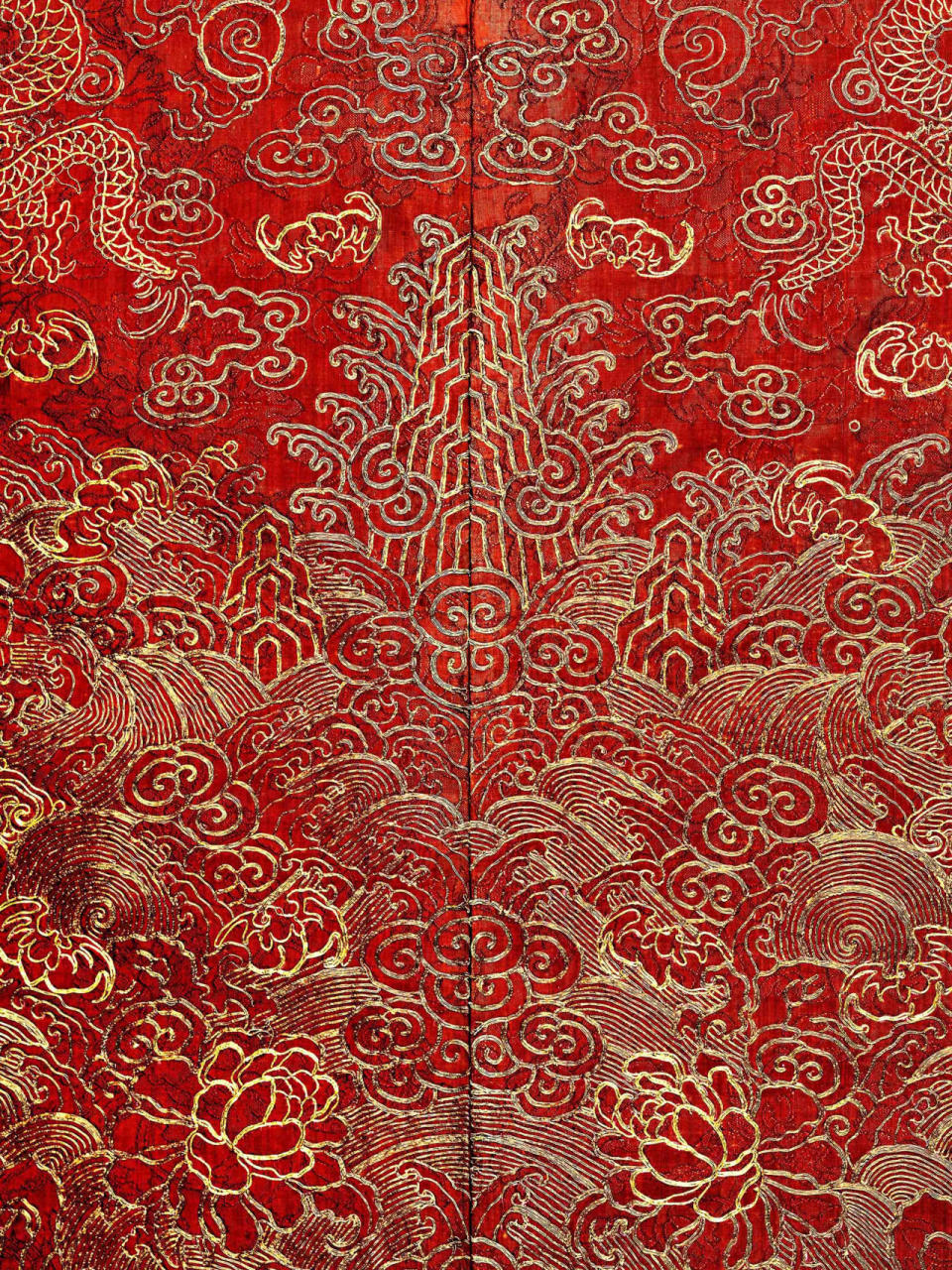 Detail of Festival Robe from the Qing Dynasty