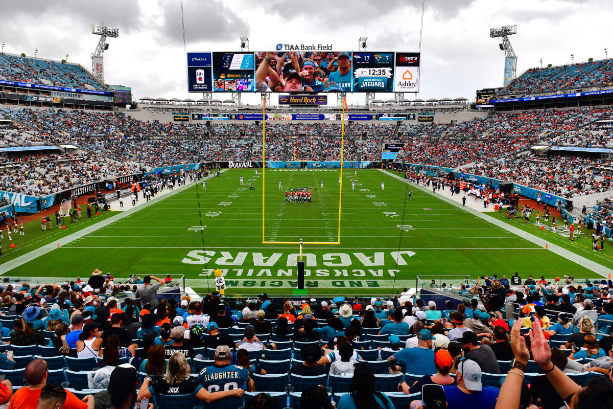 Jaguars sponsor sues to have name removed from 'clown game'