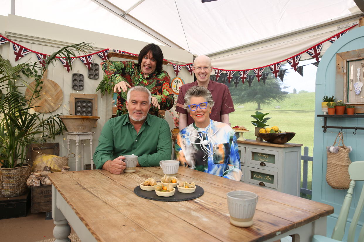 Noel, Matt, Paul & Prue - The Great British Bake Off 2022 - Pastry week (Channel 4)