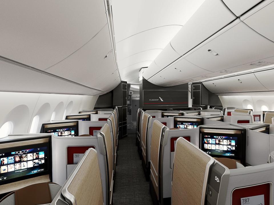 American's new Flagship Suite on its Dreamliners.