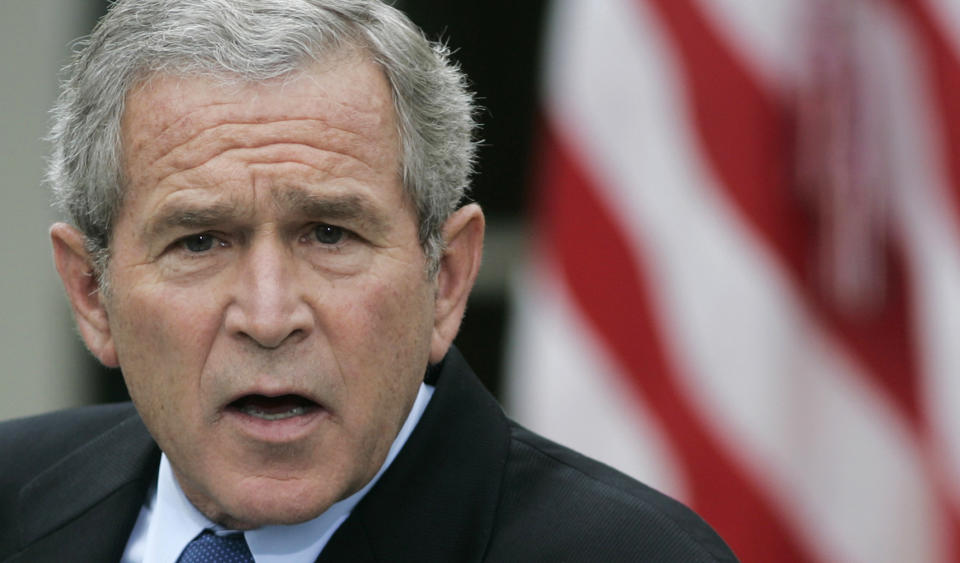 George W. Bush marschierte unter einem Vorwand im Irak ein. (Bild: AP Photo/Ron Edmonds)