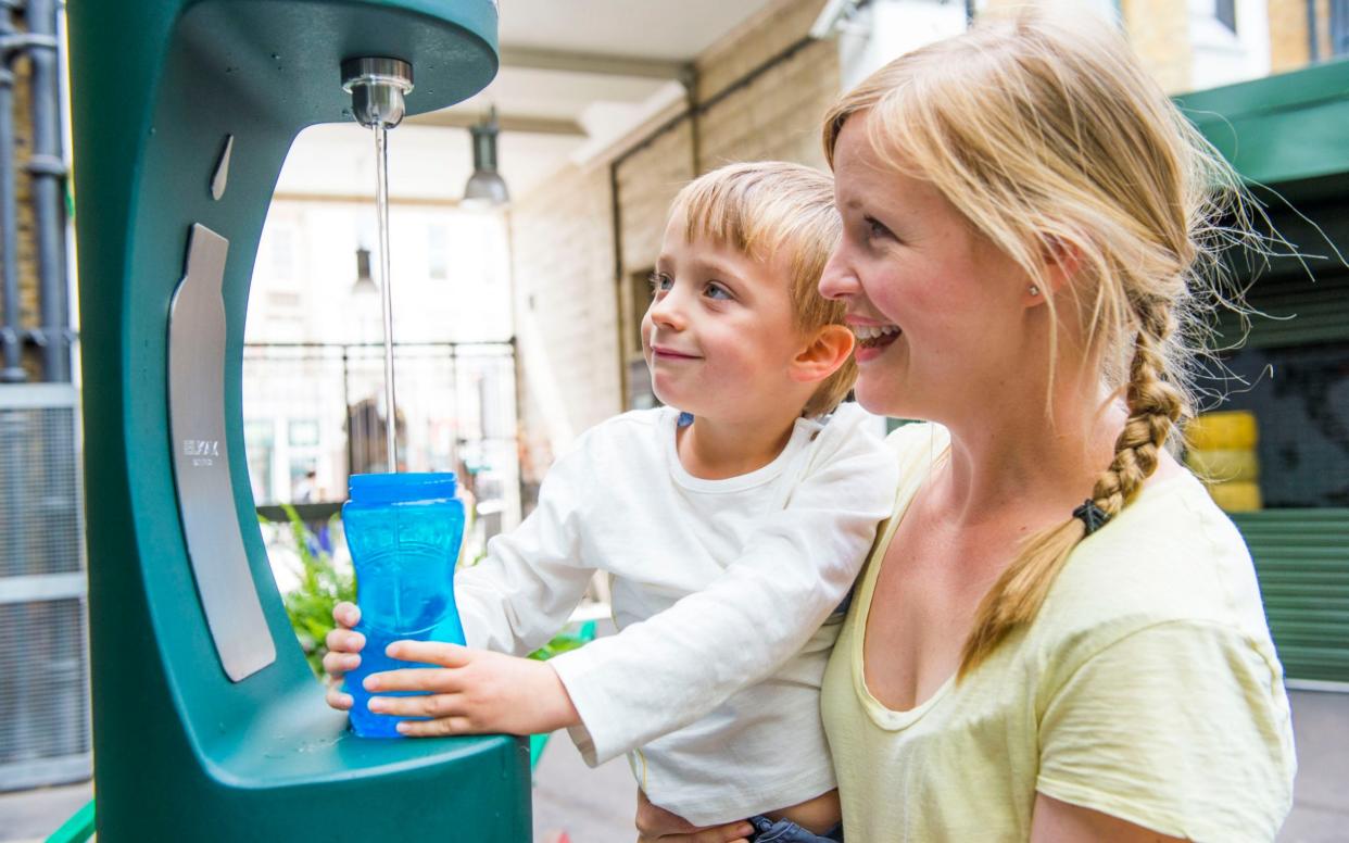 Borough Market is phasing out the sale of bottled water to tackle plastic pollution - PA