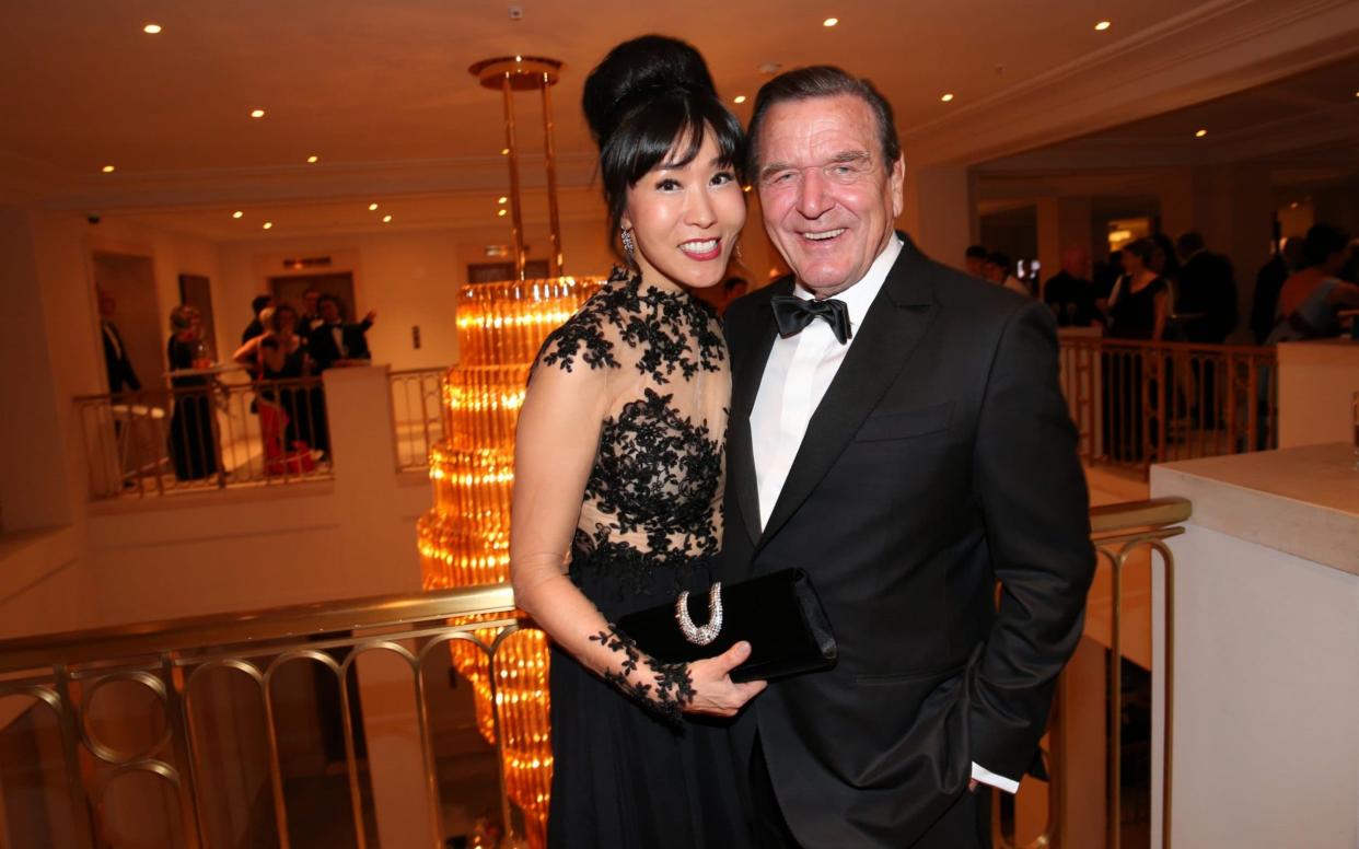 The 75-year-old Mr Schröder is being sued by the ex-husband of his fifth wife, Soyeon Schröder-Kim - German Select