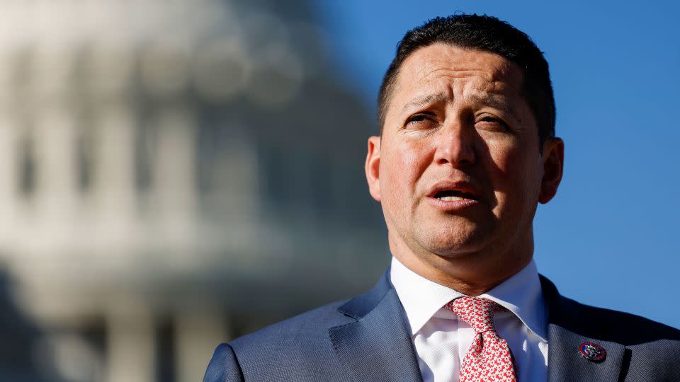 Republican Rep. Tony Gonzales is seen outside of the US Capitol Building on November 14, 2023, in Washington, DC. - Anna Moneymaker/Getty Images