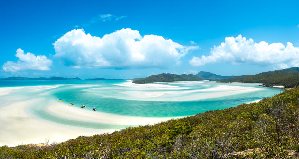 Whiteheaven beach, Whitsunday island, Queensland.