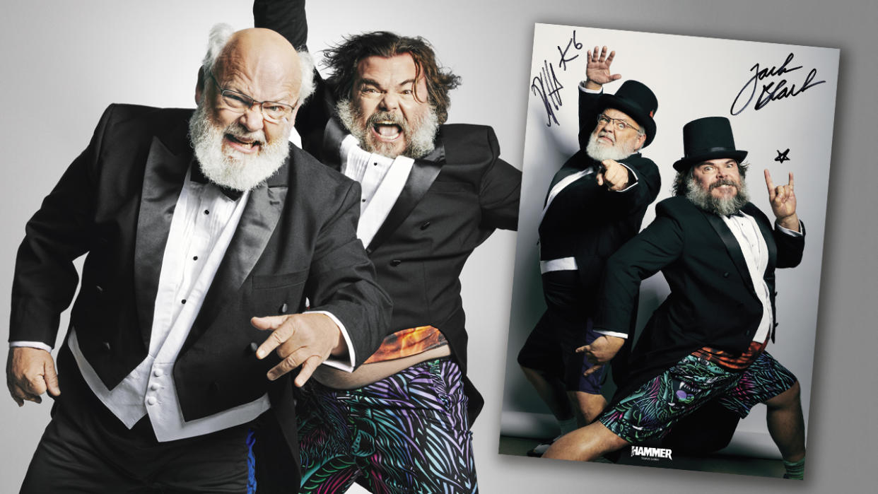  Tenacious D on the cover of Metal Hammer 