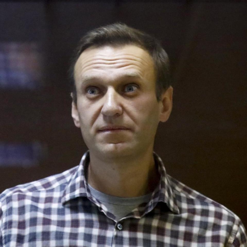 On Sunday, Navalny was transferred from his prison colony to a hospital in another prison amid reports about his declining health that drew international outrage. He has been on hunger strike for nearly three weeks.