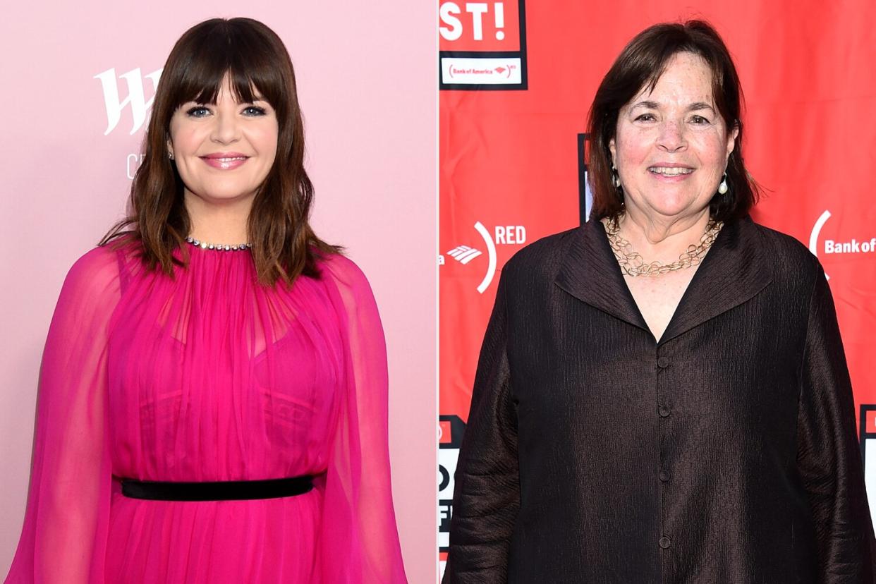 Casey Wilson and ina garten