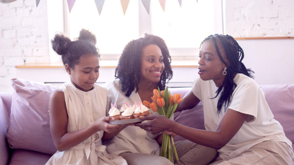 Family of women celebrating Mother's Day