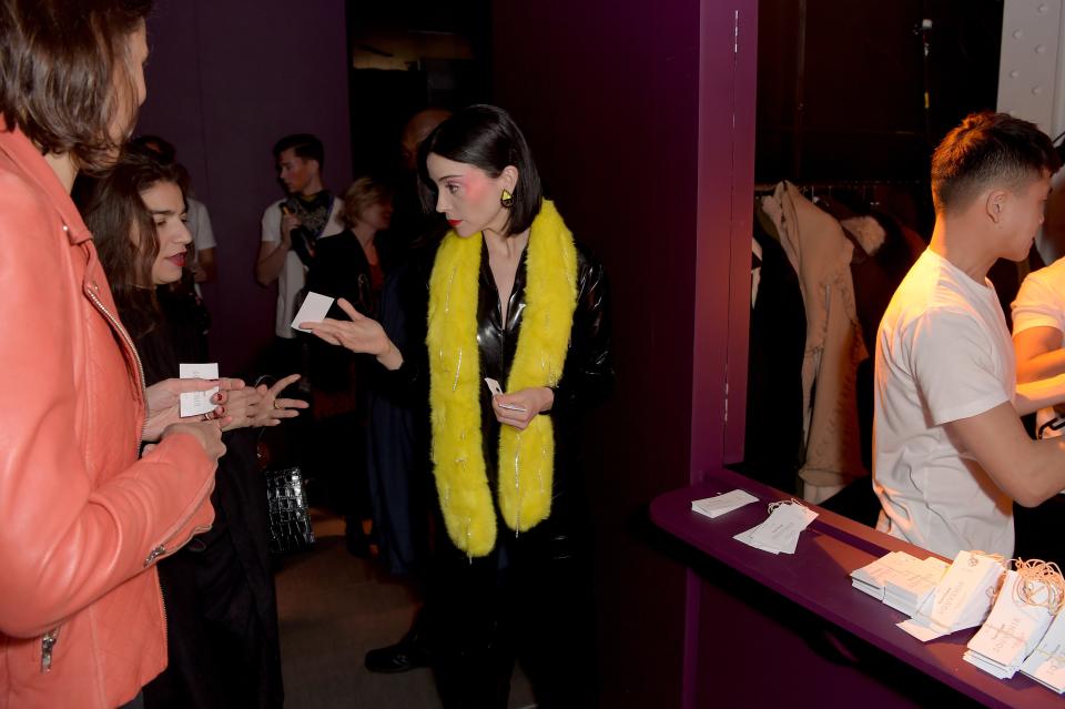 <h1 class="title">Launch Of Veuve Clicquot Souvenir Bar, Hosted And Directed By St. Vincent</h1><cite class="credit">Photo: Courtesy of Veuve Clicquot</cite>