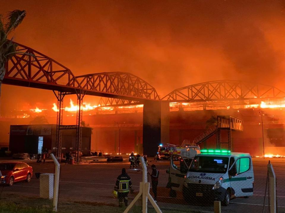 Termas de Rio Hondo, incendio devastante