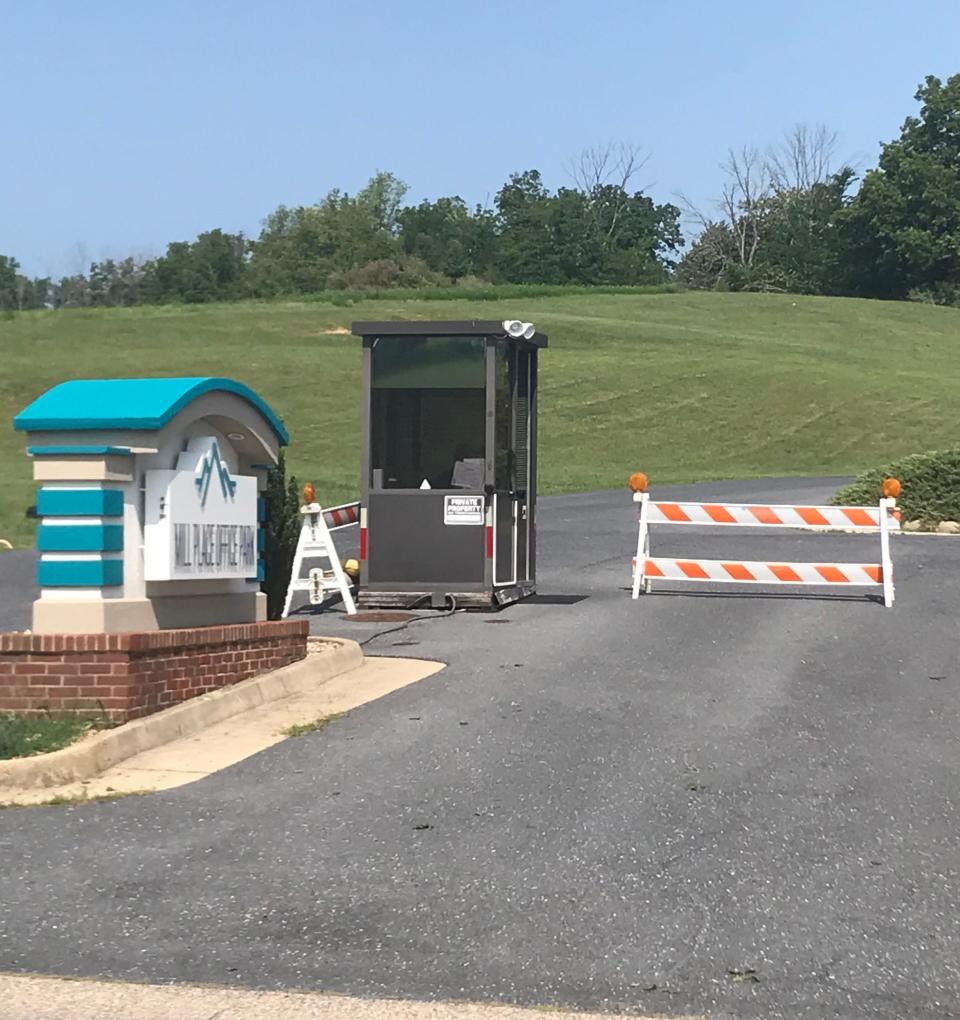 Entry to Nexus Services Inc. was blocked off Wednesday, July 26, 2023.