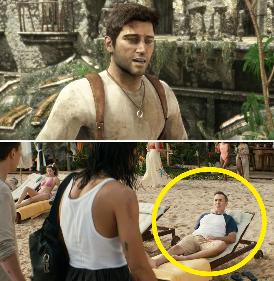 Screen grabs from "Uncharted"