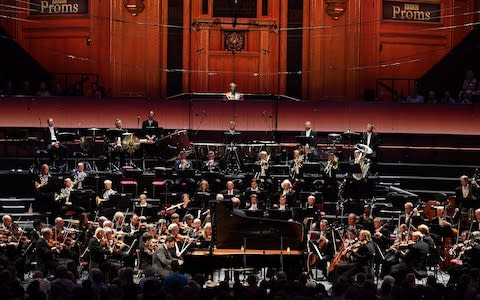 Pianist Leif Ove Andsnes performs with the Oslo Philharmonic - Credit: Chris Chistodoulou/BBC