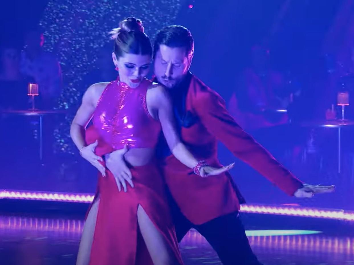 Olivia Jade and Val Chmerkovskiy perform tango on "Dancing with the Stars"