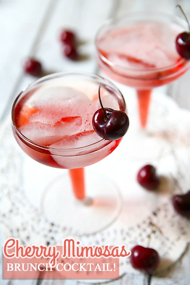 Cherry Mimosas