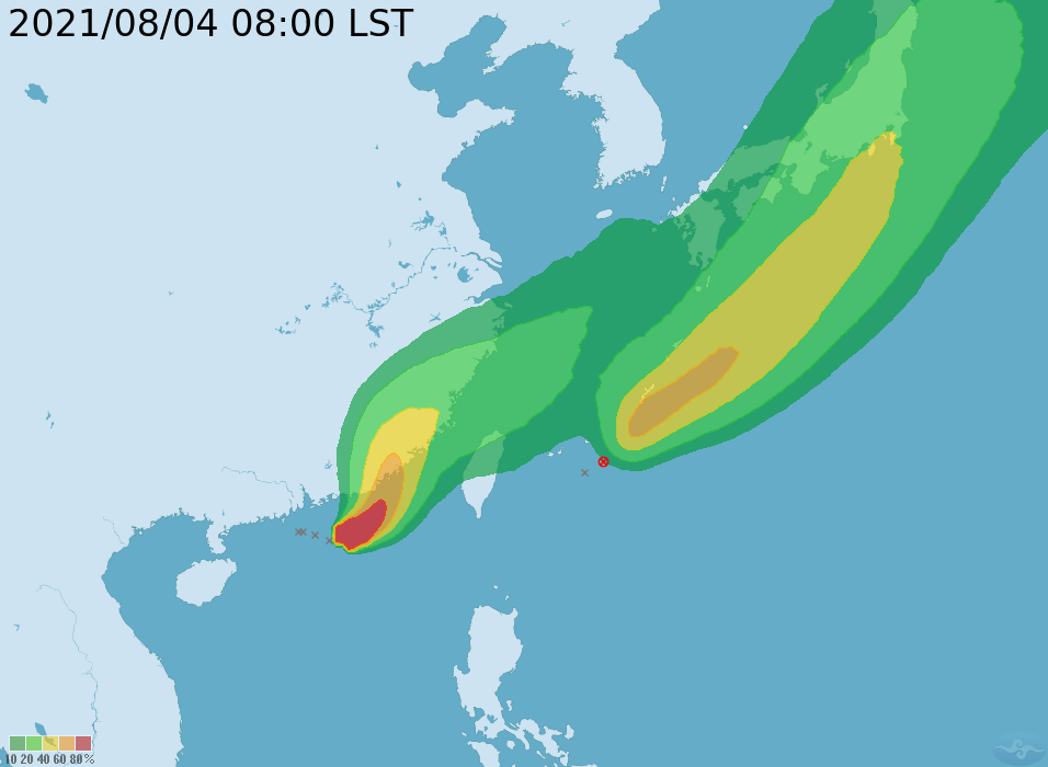 氣象局預估今日下午發布海上警報。（圖／中央氣象局）