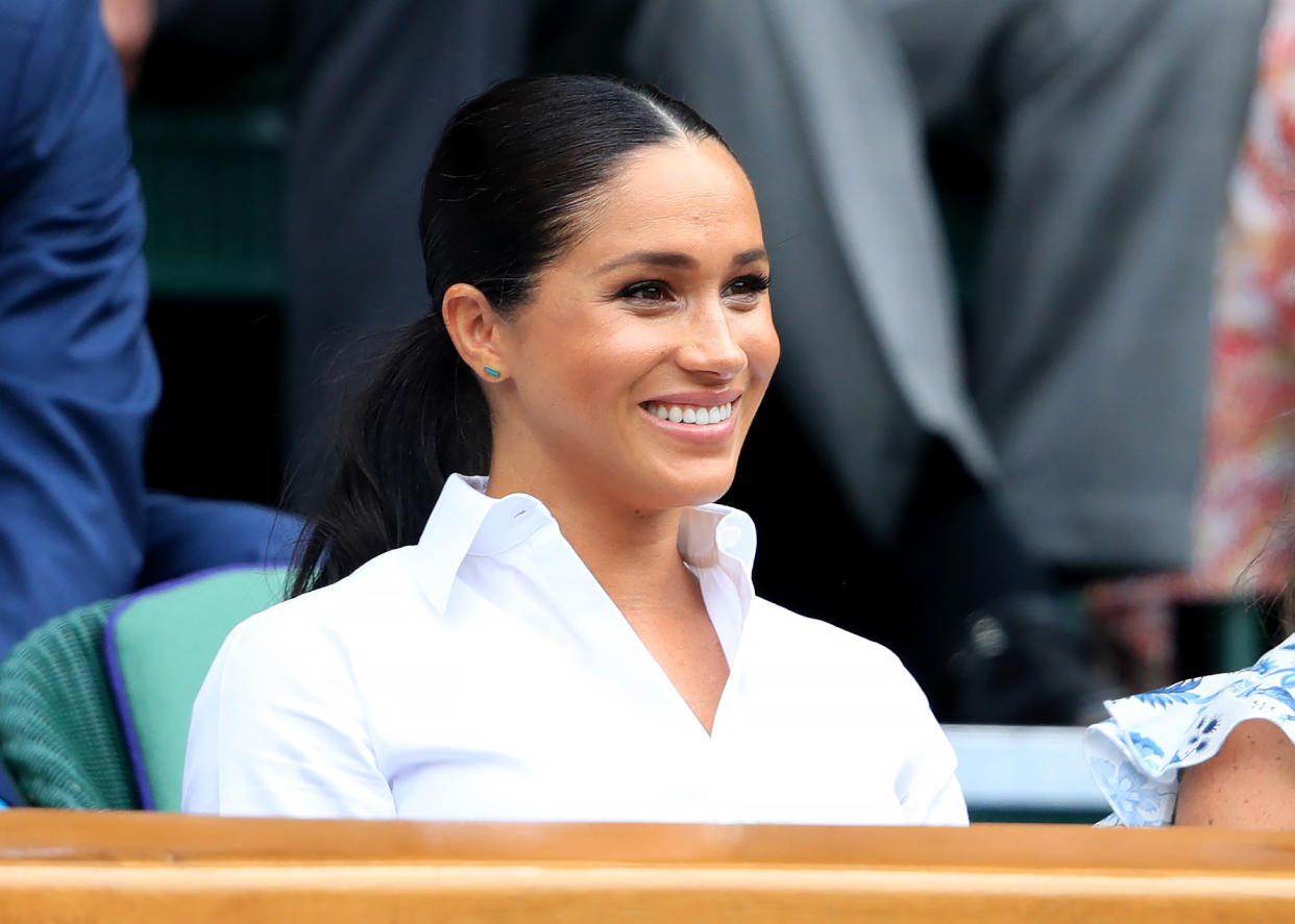 The Duchess of Sussex, pictured at Wimbledon. [Photo: PA]