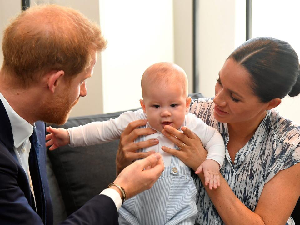 meghan harry archie in africa