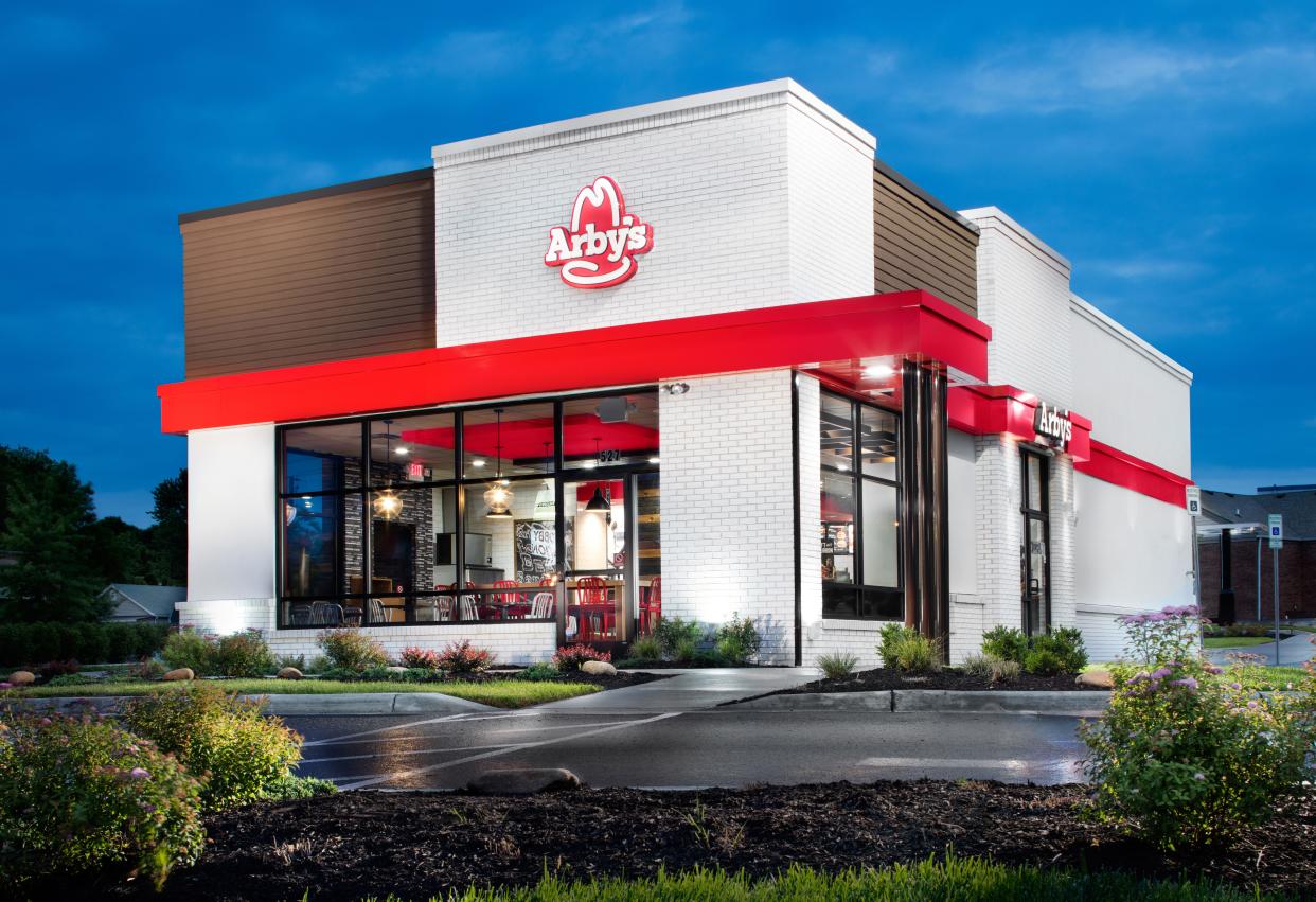An Arby's fast-food restaurant is shown.