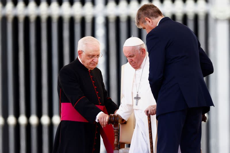 Pope Francis holds weekly general audience at the Vatican