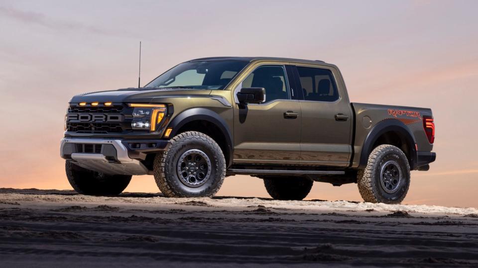 2024 Ford F-150 Raptor Adds Dual Live Valve Fox Shocks, Modular Bumper photo