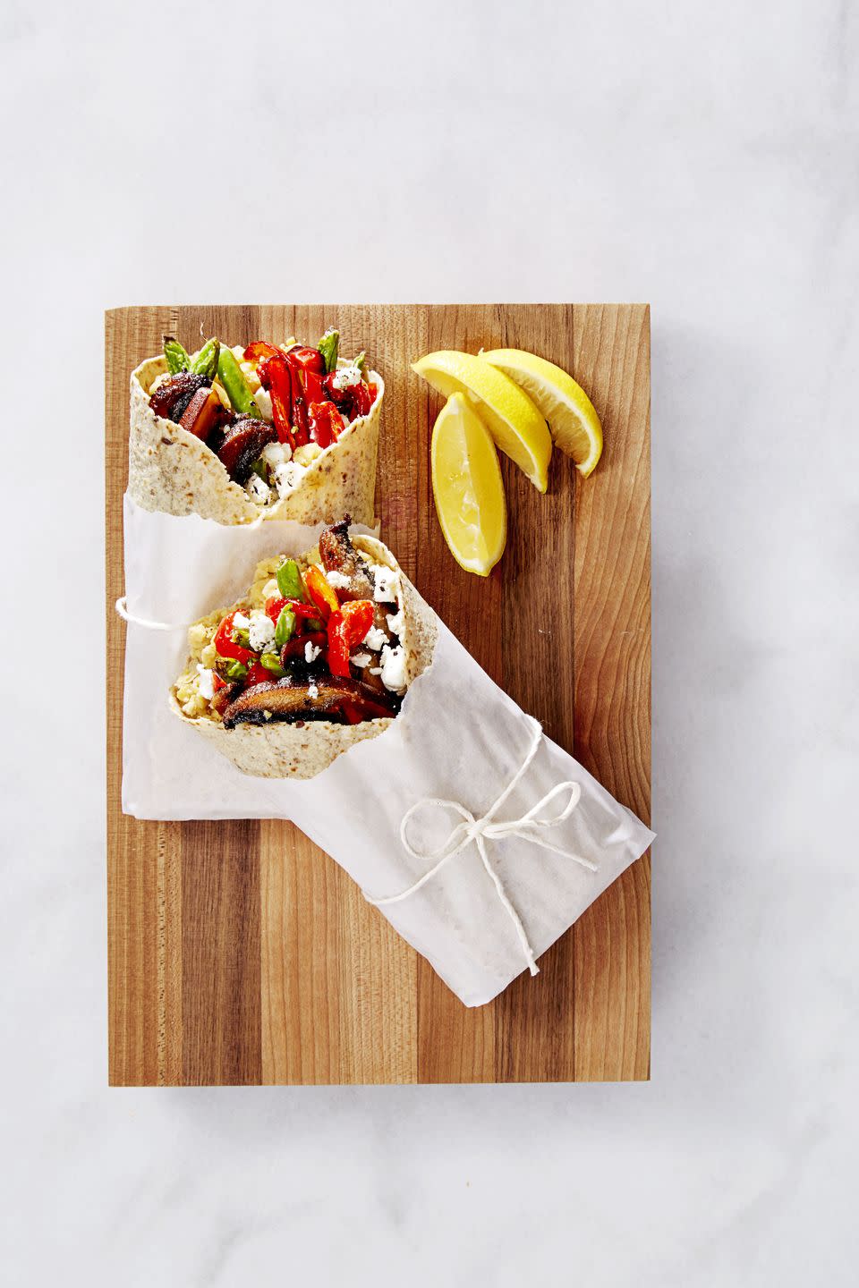 Veggie Wraps With Goat Cheese