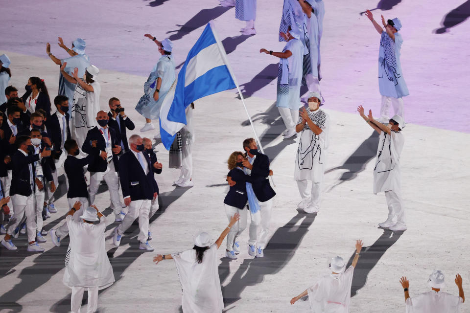 The Tokyo Olympics' parade of nations had a videogame soundtrack