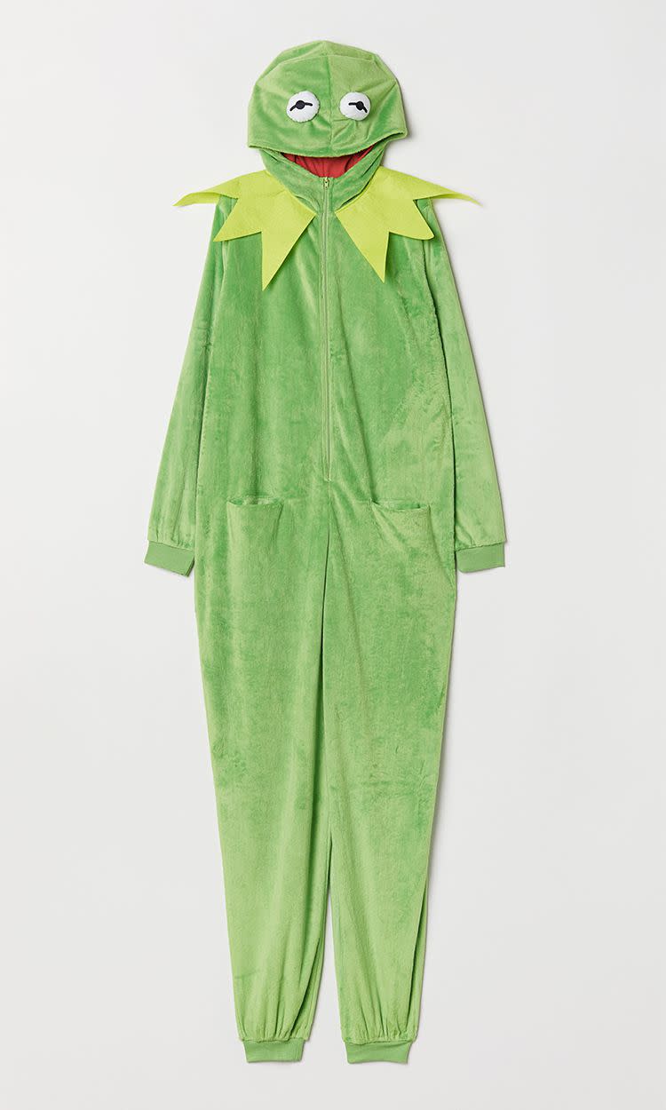 <p>Kermit fancy dress costume, £29.99, H&M</p><p><a rel="nofollow noopener" href="https://www2.hm.com/en_gb/productpage.0672867001.html" target="_blank" data-ylk="slk:BUY NOW;elm:context_link;itc:0;sec:content-canvas" class="link ">BUY NOW</a></p>