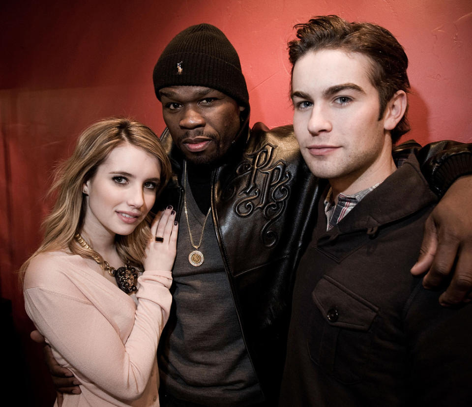 2010 Sundance Film Festival Emma Roberts 50 Cent Curtis Jackson Chace Crawford