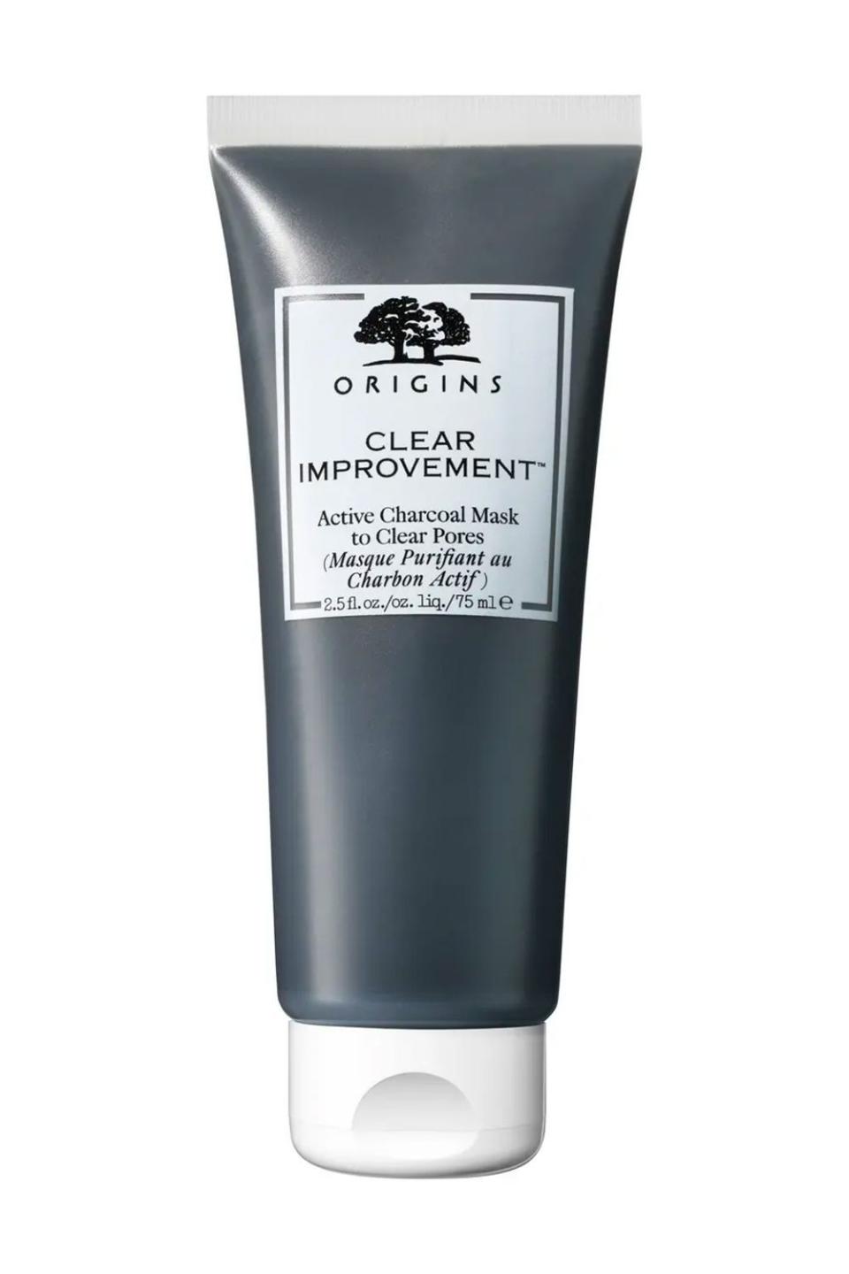 3) Origins Clear Improvement Active Charcoal Mask