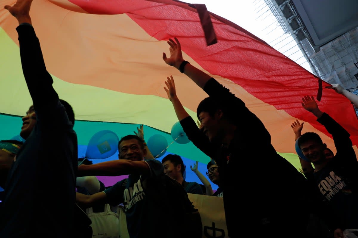 Representational image: A Hong Kong court on 24 October 2023 upheld a ruling that favoured the granting of equal inheritance rights to same-sex couples in a victory for the city’s LGBT+ community (Associated Press)