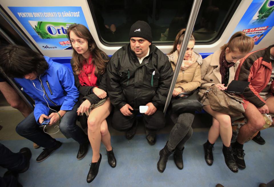 No Pants Subway Ride