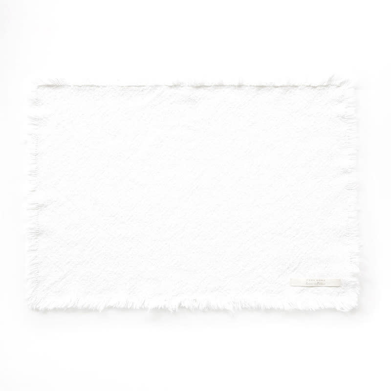 <a rel="nofollow noopener" href="https://www.zarahome.com/us/tableware/placemats/faded-white-cotton-placemat-(set-of-2)-c1020072611p300047663.html" target="_blank" data-ylk="slk:Faded White Cotton Placemat, Zara Home, $10;elm:context_link;itc:0;sec:content-canvas" class="link ">Faded White Cotton Placemat, Zara Home, $10</a><p> <strong>Related Articles</strong> <ul> <li><a rel="nofollow noopener" href="http://thezoereport.com/fashion/style-tips/box-of-style-ways-to-wear-cape-trend/?utm_source=yahoo&utm_medium=syndication" target="_blank" data-ylk="slk:The Key Styling Piece Your Wardrobe Needs;elm:context_link;itc:0;sec:content-canvas" class="link ">The Key Styling Piece Your Wardrobe Needs</a></li><li><a rel="nofollow noopener" href="http://thezoereport.com/entertainment/celebrities/beyonce-twins-names/?utm_source=yahoo&utm_medium=syndication" target="_blank" data-ylk="slk:And The Names Of Beyoncé's Twins Are...;elm:context_link;itc:0;sec:content-canvas" class="link ">And The Names Of Beyoncé's Twins Are...</a></li><li><a rel="nofollow noopener" href="http://thezoereport.com/living/wellness/trader-joes-avocado-citrus-greek-yogurt/?utm_source=yahoo&utm_medium=syndication" target="_blank" data-ylk="slk:Your New Trader Joe's Avocado Obsession Costs Less Than $1;elm:context_link;itc:0;sec:content-canvas" class="link ">Your New Trader Joe's Avocado Obsession Costs Less Than $1</a></li> </ul> </p>