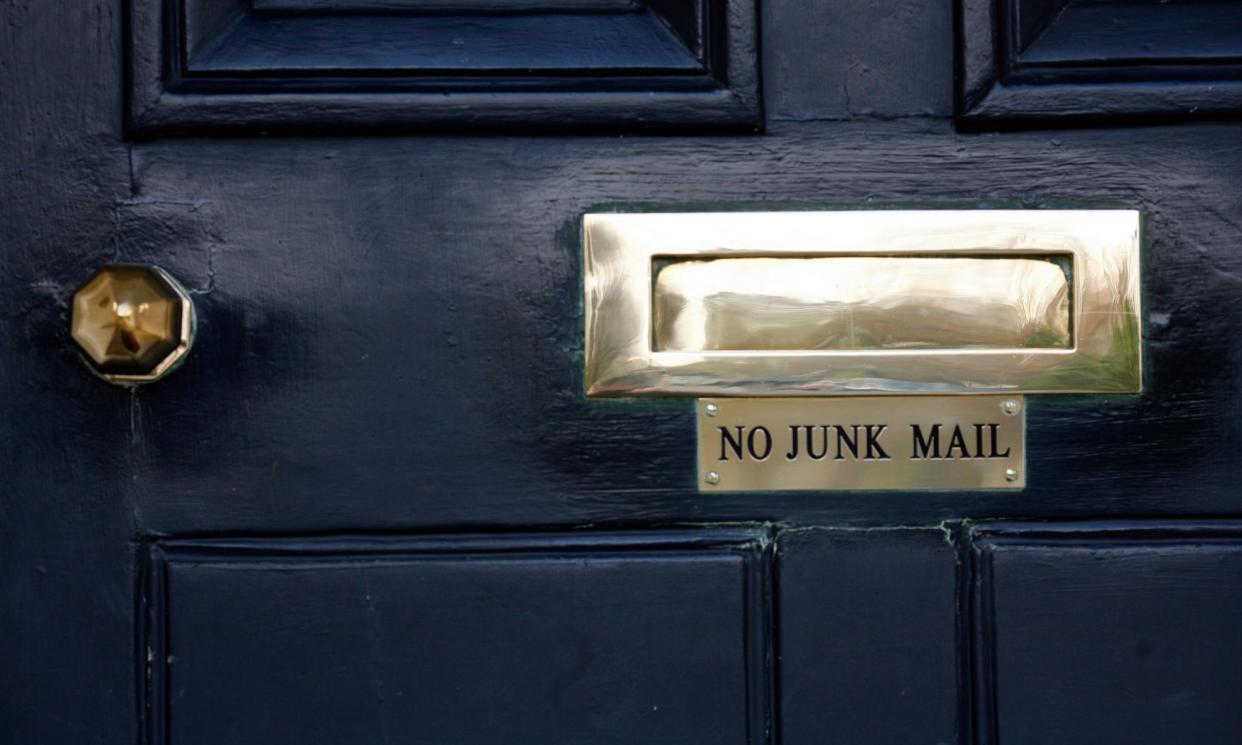 <span>‘I can wholeheartedly consign bristle draught excluders on letter boxes to Room 101.’</span><span>Photograph: Martin Argles/The Guardian</span>