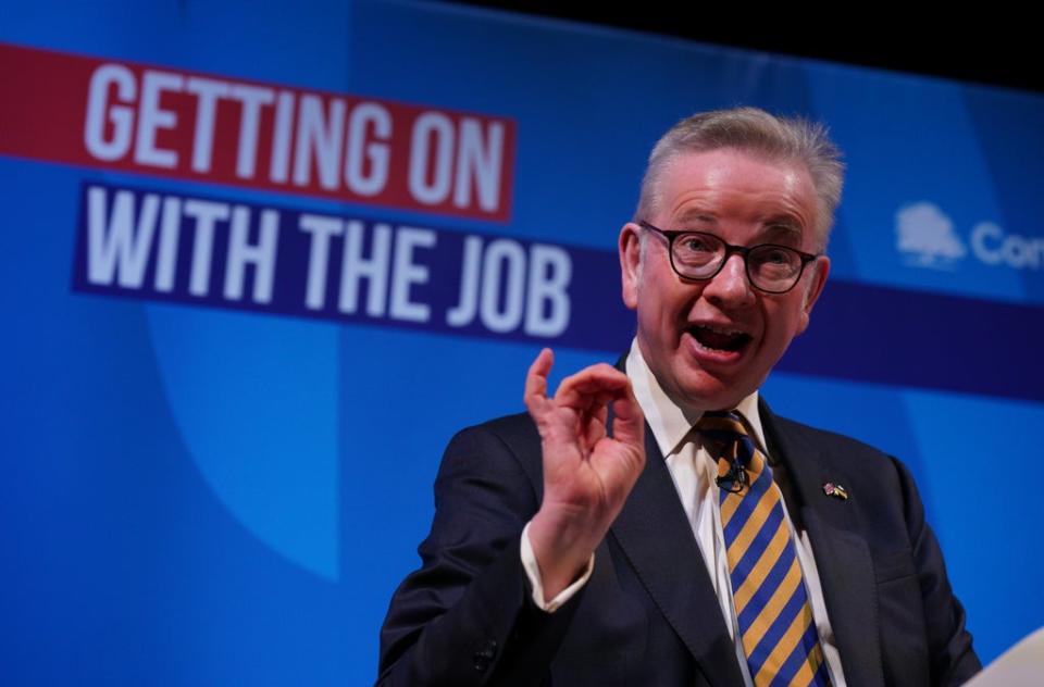 Michael Gove said it is ‘bonkeroony’ to suggest Mr Johnson should quit (PA) (PA Wire)