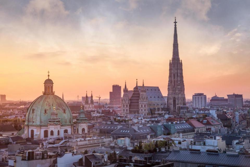 Vienna Skyline with St. Stephen's Cathedral, Vienna, Austria (Shutterstock)