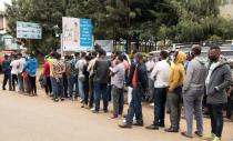 Ethiopian parliamentary and regional elections, near Addisu Michael, in Addis Ababa