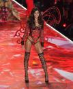 Find out what Adriana Lima, Kendall Jenner, Bella Hadid, Gigi Hadid, and Elsa Hosk wore at this year’s Victoria's Secret Fashion Show in New York.