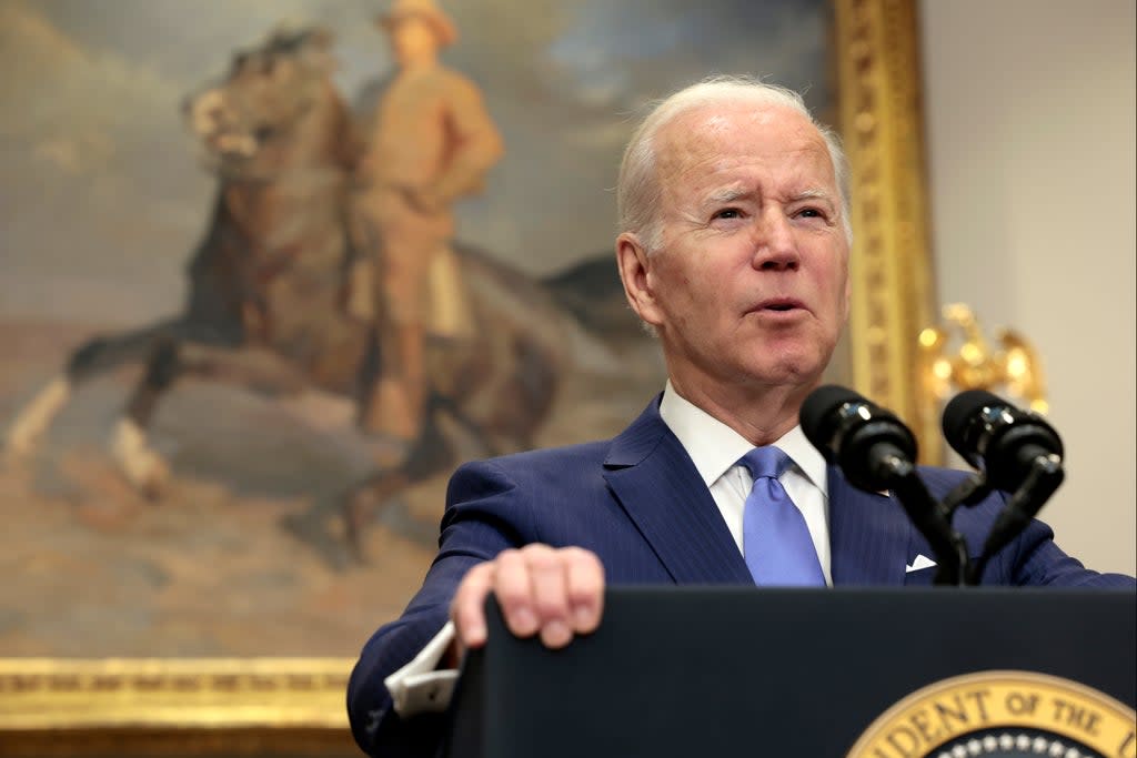 Joe Biden has called for Congress to approve a bumper new aid package (Getty Images)