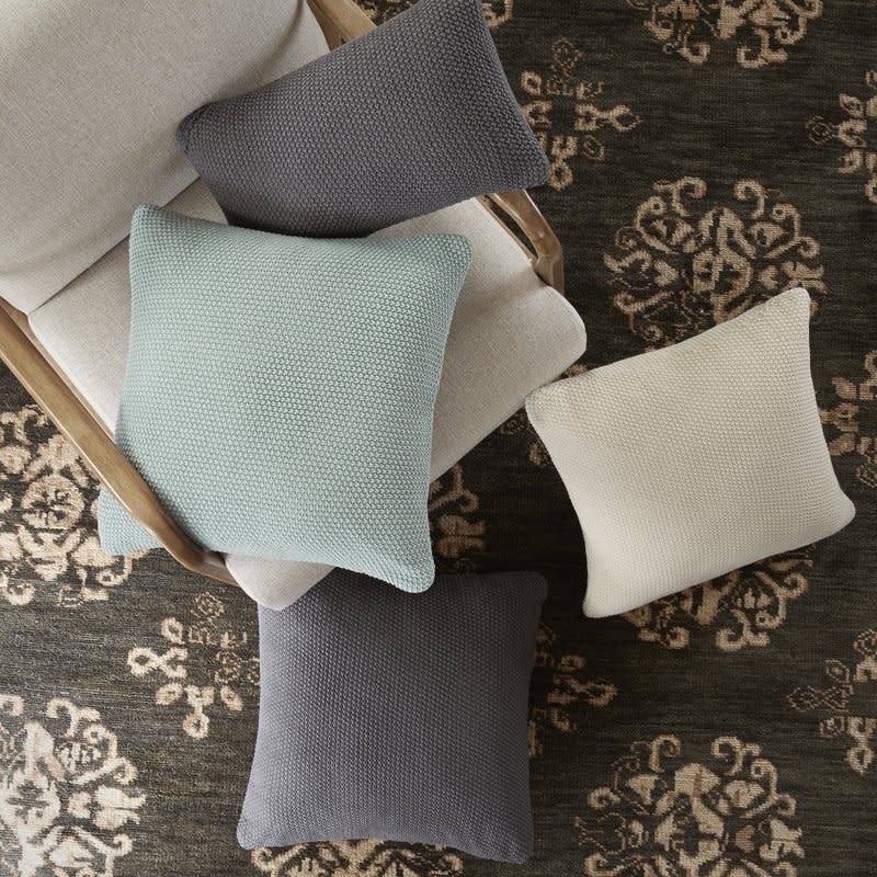 To add some texture to your home. <a href="https://www.wayfair.com/INK-IVY-Bree-Knit-Throw-Pillow-Cover-INKY1512.html" target="_blank">Shop them here</a>.&nbsp;