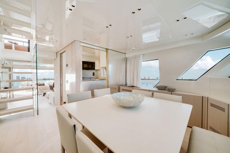 Miami Yacht with luxury interiors