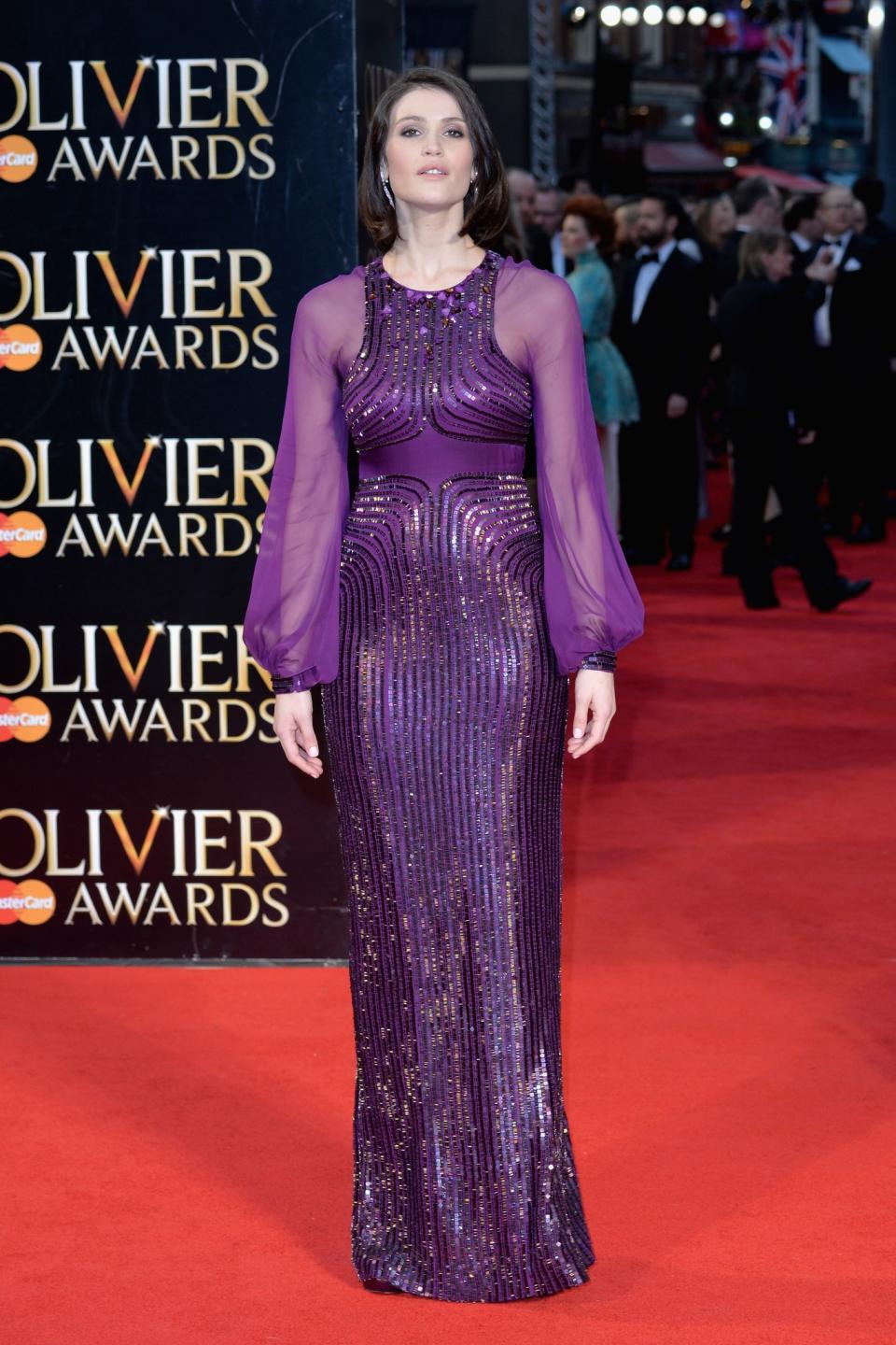 WORST: Gemma Arterton at the Olivier Awards