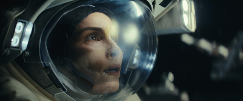 Constellation stars Noomie Rapace as an astronaut searching for answers after a disaster in space. (Apple TV+)