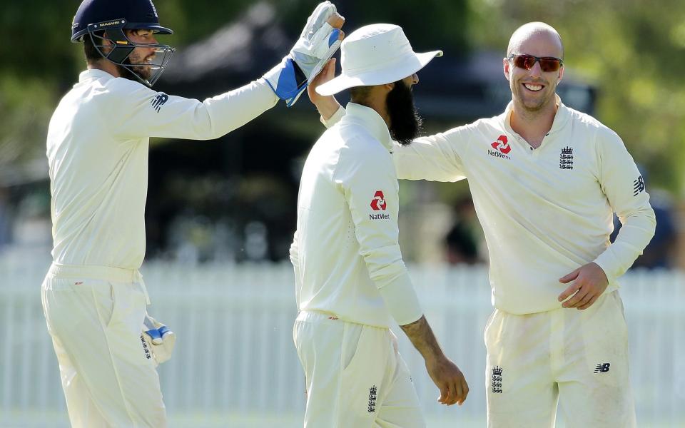 Left-arm spinner Jack Leach (right) is using Nathan Lyon as his inspiration - Getty Images AsiaPac