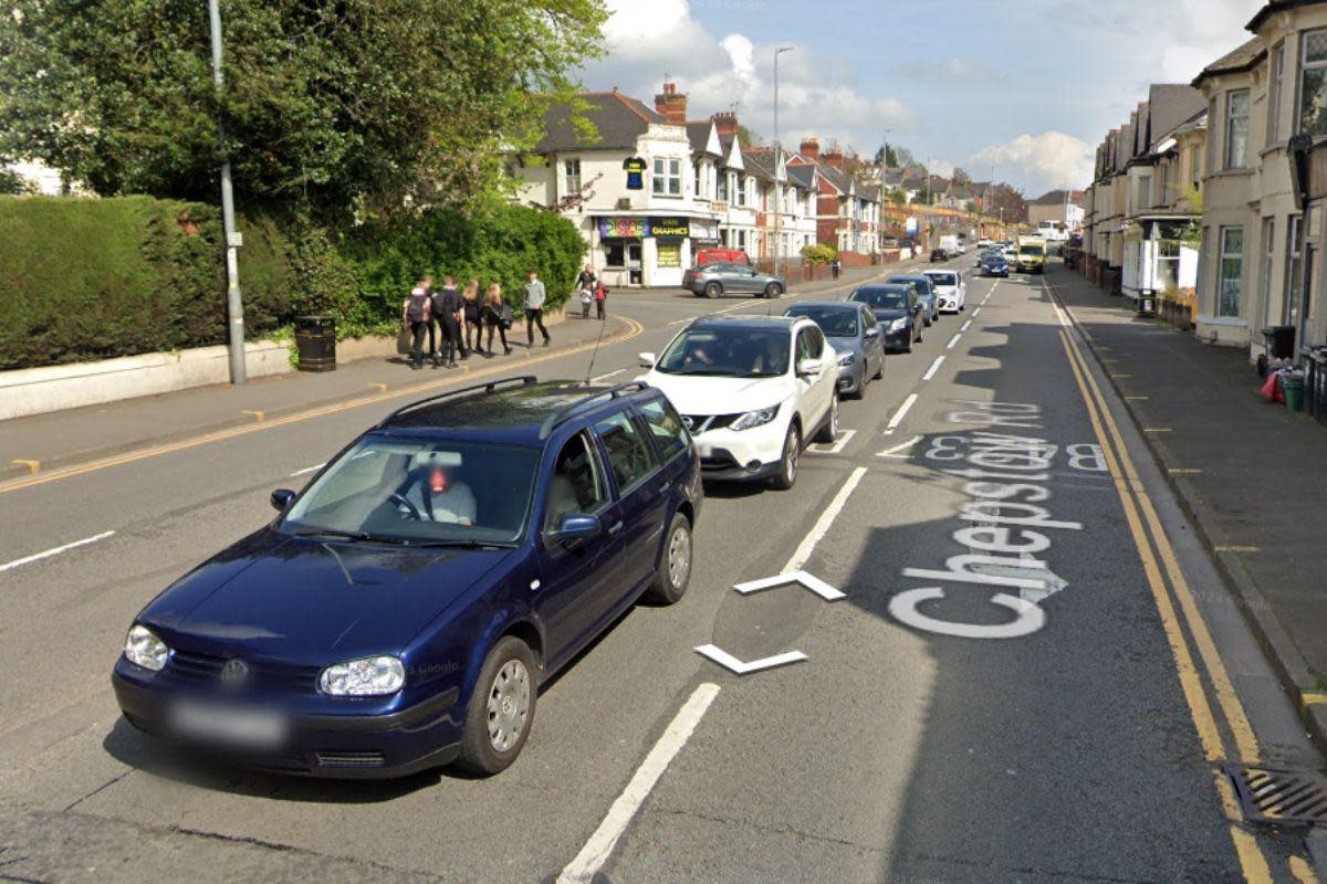 A two-car crash temporarily delayed traffic in Maindee <i>(Image: Google Maps)</i>