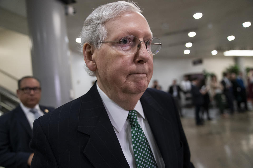 Senate Majority Leader Mitch McConnell, R-Ky. (AP Photo/J. Scott Applewhite)