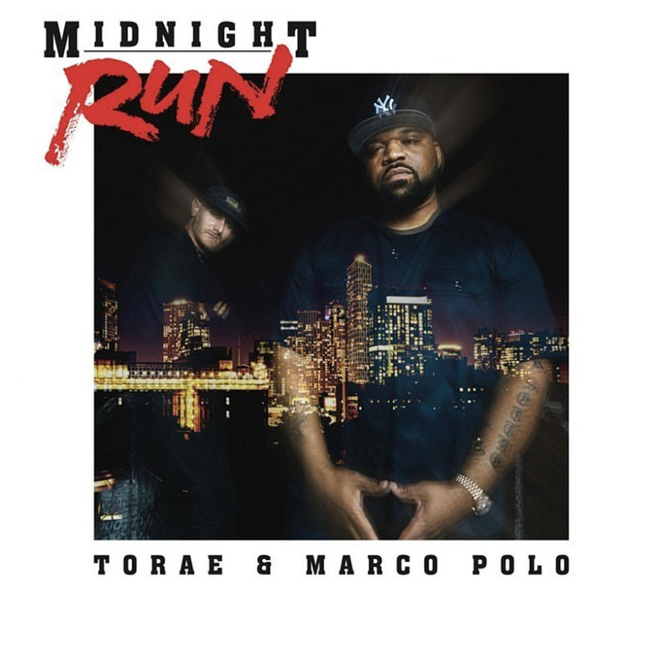 Torae and Marco Polo 'Midnight Run' Album Cover 2023 Soulspazm Records