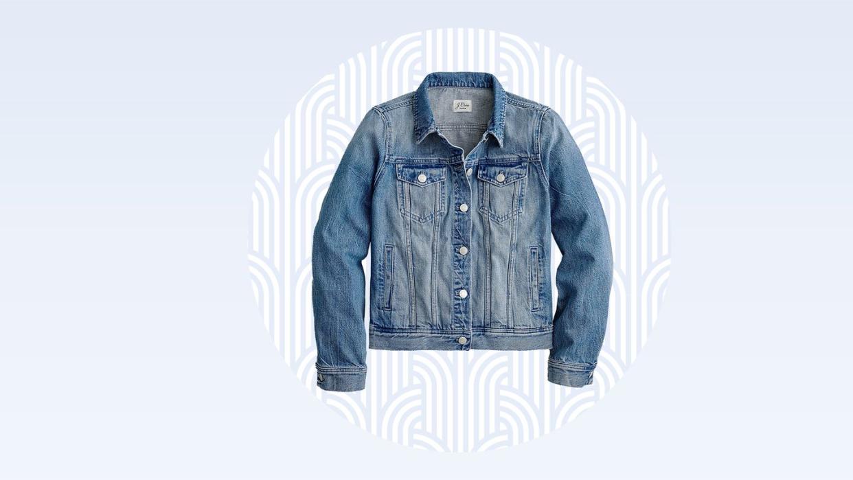 classic denim jacket in brilliant day wash