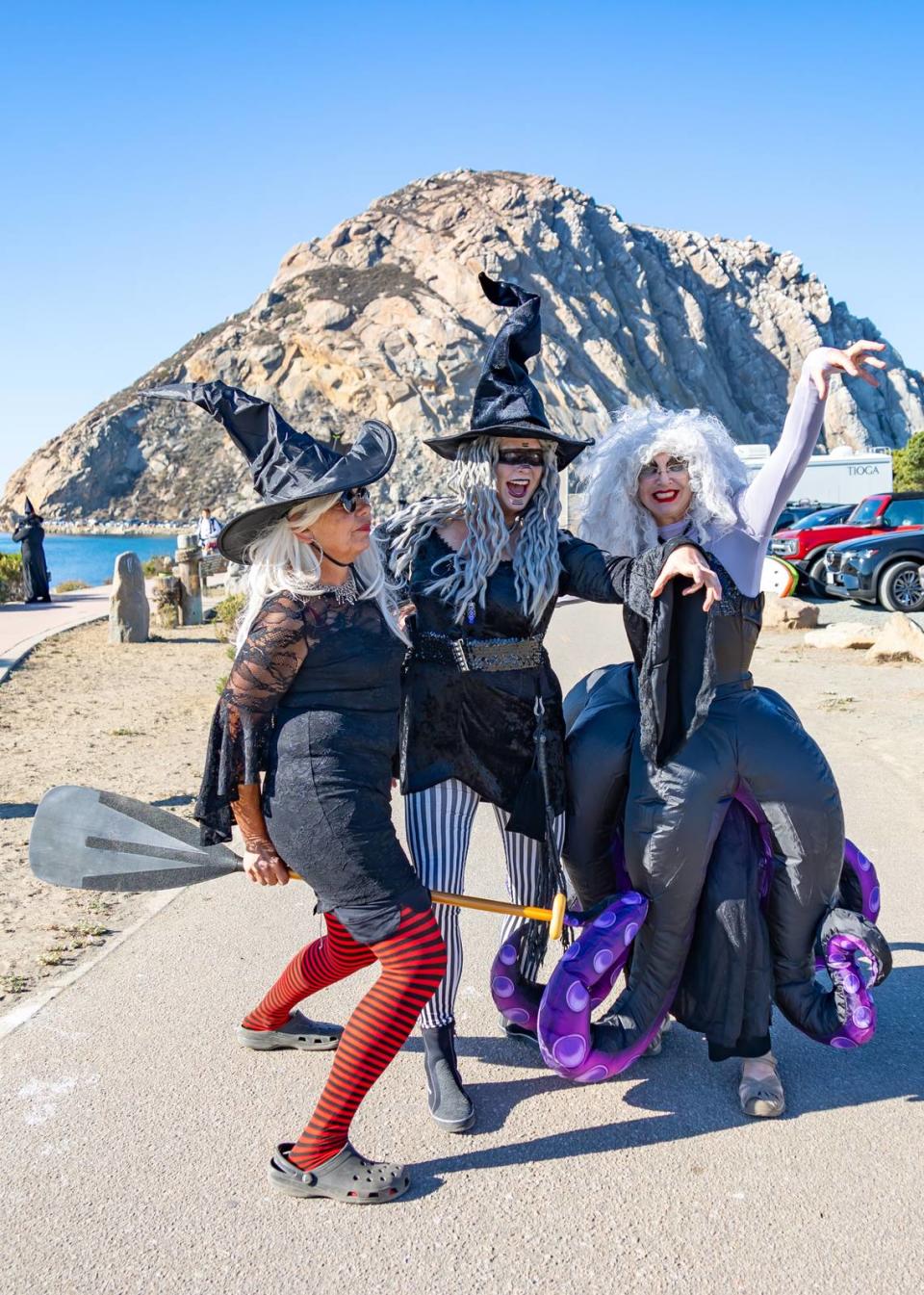 Hundreds of witches and warlocks take to the water in Morro Bay. See